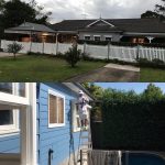 Old house cladding exterior painting