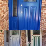 main door house painting