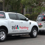branded ute and van asl painting